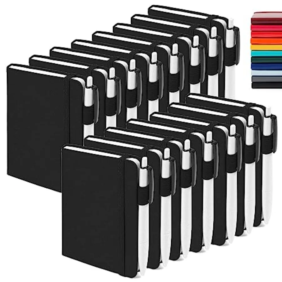 15 Pack Pocket Small Notebooks Bulk, Mini Cute Notepads Hardcover College Ruled Lined Journals with Pen Holder for School Busin
15 Pack Pocket Small Notebooks Bulk, Mini Cute Notepads Hardcover College Ruled Lined Journals with Pen Holder for School Busin