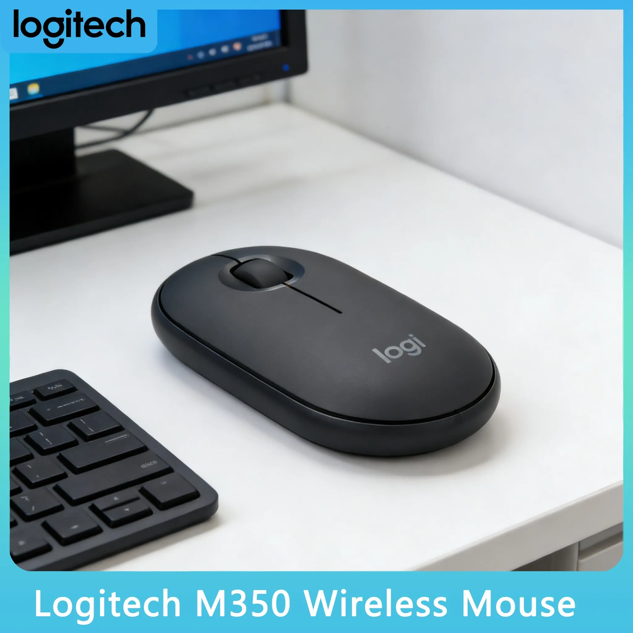 Бесшумная беспроводная мышь Logitech M350 Pebble с 18-месячным сроком службы батареи
Бесшумная беспроводная мышь Logitech M350 Pebble с 18-месячным сроком службы батареи