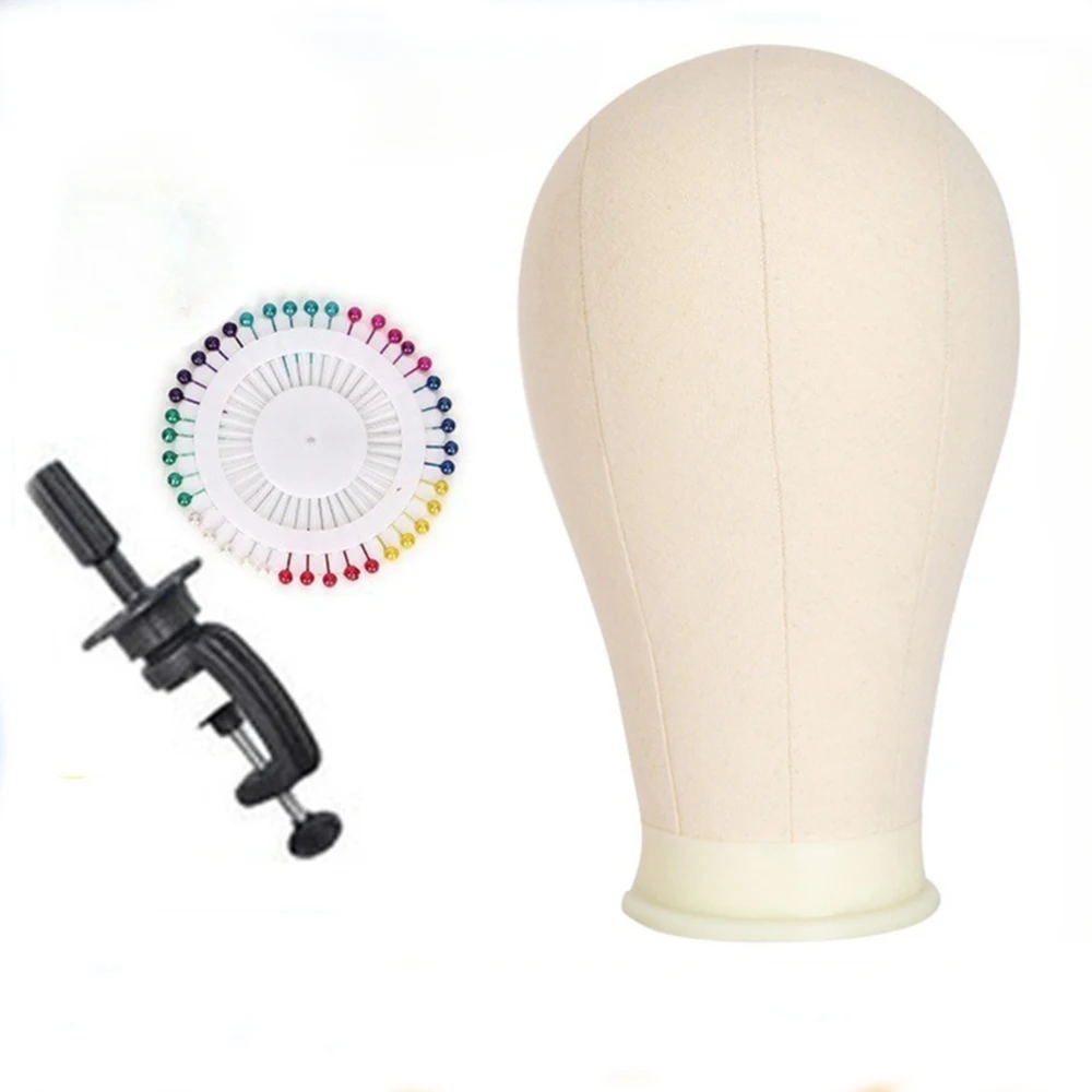 Canvas Mannequin Head Mold Can Be Inserted with Pins, for Wig Making Display with Free Bracket Stand and Pins
Canvas Mannequin Head Mold Can Be Inserted with Pins, for Wig Making Display with Free Bracket Stand and Pins