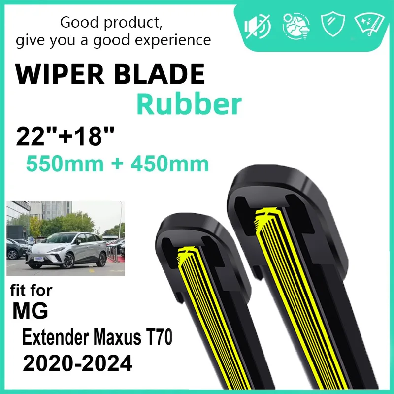 Car Wiper for MG Extender Maxus T70 2020-2024 22" + 18" Front Wiper Blades Brushes Cutter Accessories 2021 2022 2023 2024
Car Wiper for MG Extender Maxus T70 2020-2024 22" + 18" Front Wiper Blades Brushes Cutter Accessories 2021 2022 2023 2024