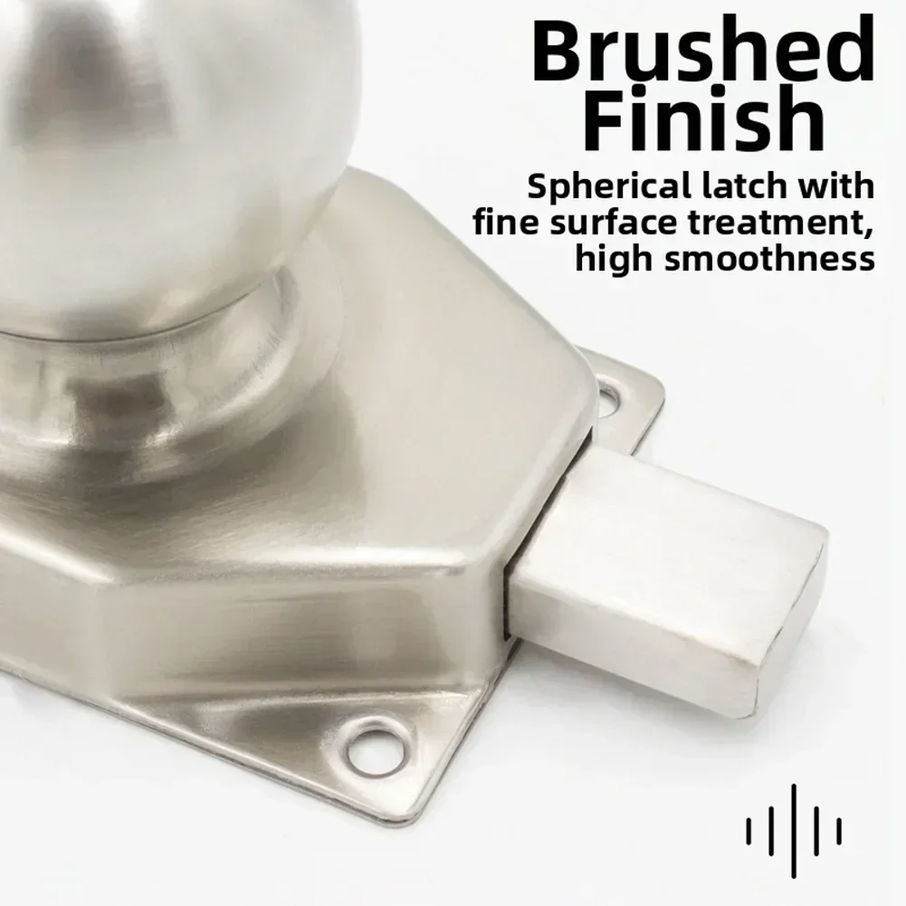 304 Stainless Steel Spherical Pin Door Lock with Seamless Operation and Rust Resistant for Bathroom and Interior Doors
304 Stainless Steel Spherical Pin Door Lock with Seamless Operation and Rust Resistant for Bathroom and Interior Doors