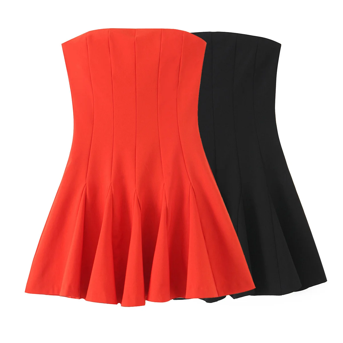 TRAF Women 2025 Spring New Fashion Lazy A Edition dress Chic Strapless Draped Slim Mini Skirt Vestidos Mujer
TRAF Women 2025 Spring New Fashion Lazy A Edition dress Chic Strapless Draped Slim Mini Skirt Vestidos Mujer