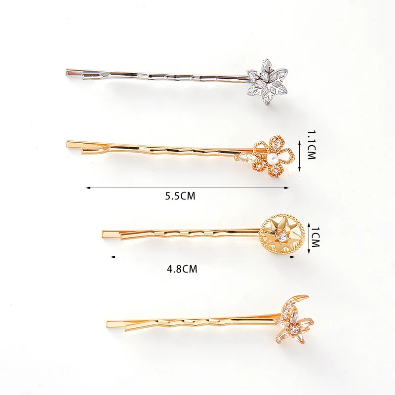 Fashion Pearl Moon Hair Clips 1PCS Planet Snowflake Flower Bar Clip for Women Side Bangs Versatile Decor Durable Kit
Fashion Pearl Moon Hair Clips 1PCS Planet Snowflake Flower Bar Clip for Women Side Bangs Versatile Decor Durable Kit