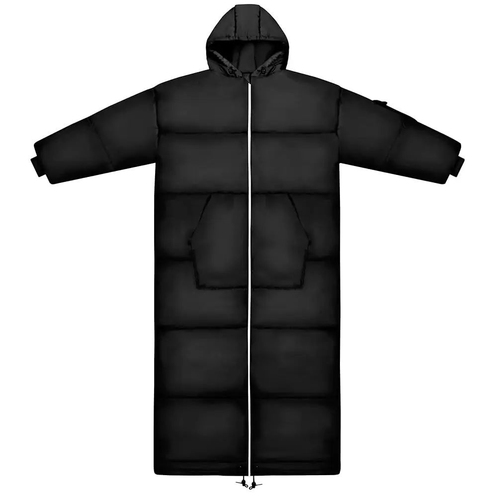 Thermotuff Wearable Sleeping Bag With Dual Hoodie, Long Sleeves, Pockets & Adjustable Drawstring - I For Camping, Cold Weather
Thermotuff Wearable Sleeping Bag With Dual Hoodie, Long Sleeves, Pockets & Adjustable Drawstring - I For Camping, Cold Weather