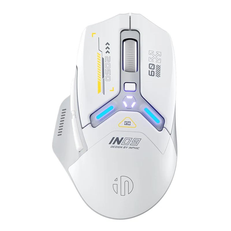 INPHIC IN9 Tri-mode Wireless Gaming Mouse Bluetooth 2.4G Wired 12000DPI RGB RGB Rechargeable Ergonomic Mice for PC Laptop Gam
INPHIC IN9 Tri-mode Wireless Gaming Mouse Bluetooth 2.4G Wired 12000DPI RGB RGB Rechargeable Ergonomic Mice for PC Laptop Gam