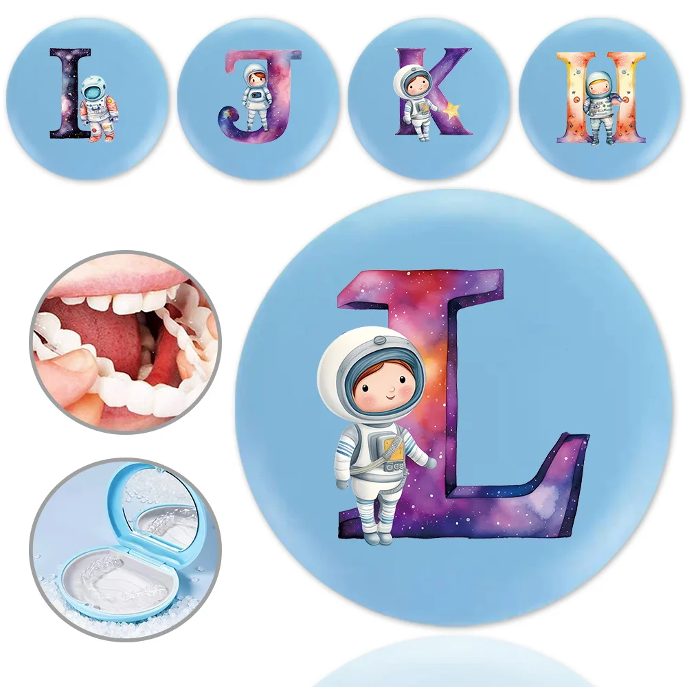 Teeth Storage Case Braces Denture Box Portable With Mirror Astronaut Letter Pattern Travel Tooth Organizer Orthodontic Retainer
Teeth Storage Case Braces Denture Box Portable With Mirror Astronaut Letter Pattern Travel Tooth Organizer Orthodontic Retainer