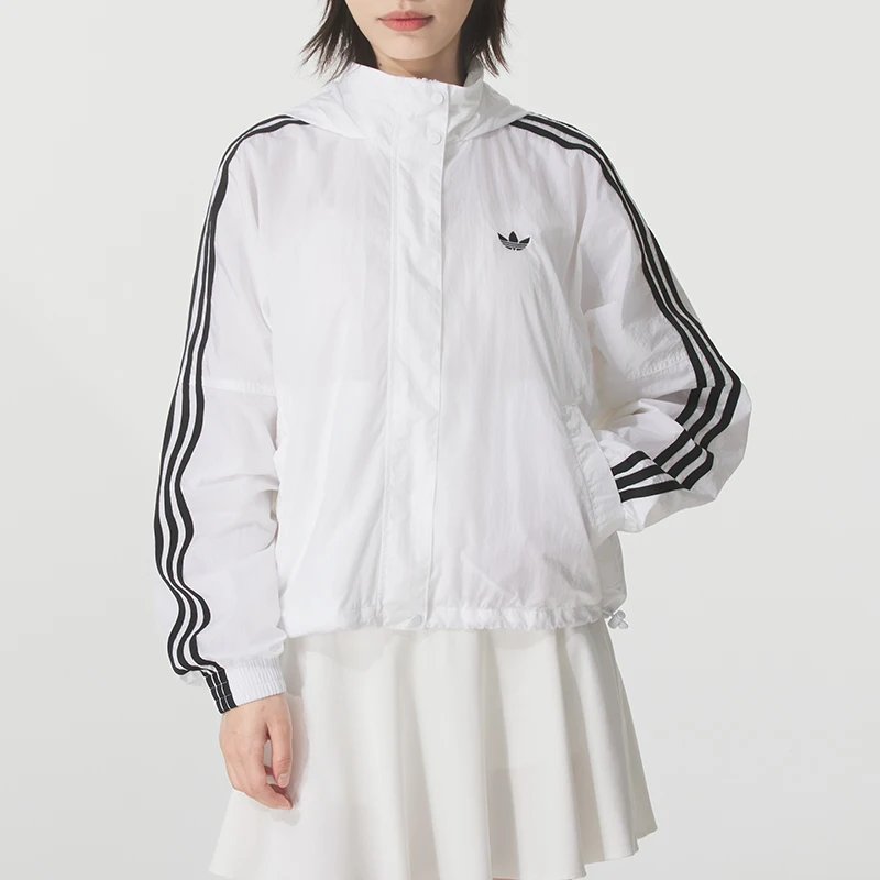 Ветровка Adidas Originals, женская куртка, спортивная повседневная одежда, топ для фитнеса и тренировок, ветрозащитная куртка с капюшоном Jx1450
Ветровка Adidas Originals, женская куртка, спортивная повседневная одежда, топ для фитнеса и тренировок, ветрозащитная куртка с капюшоном Jx1450