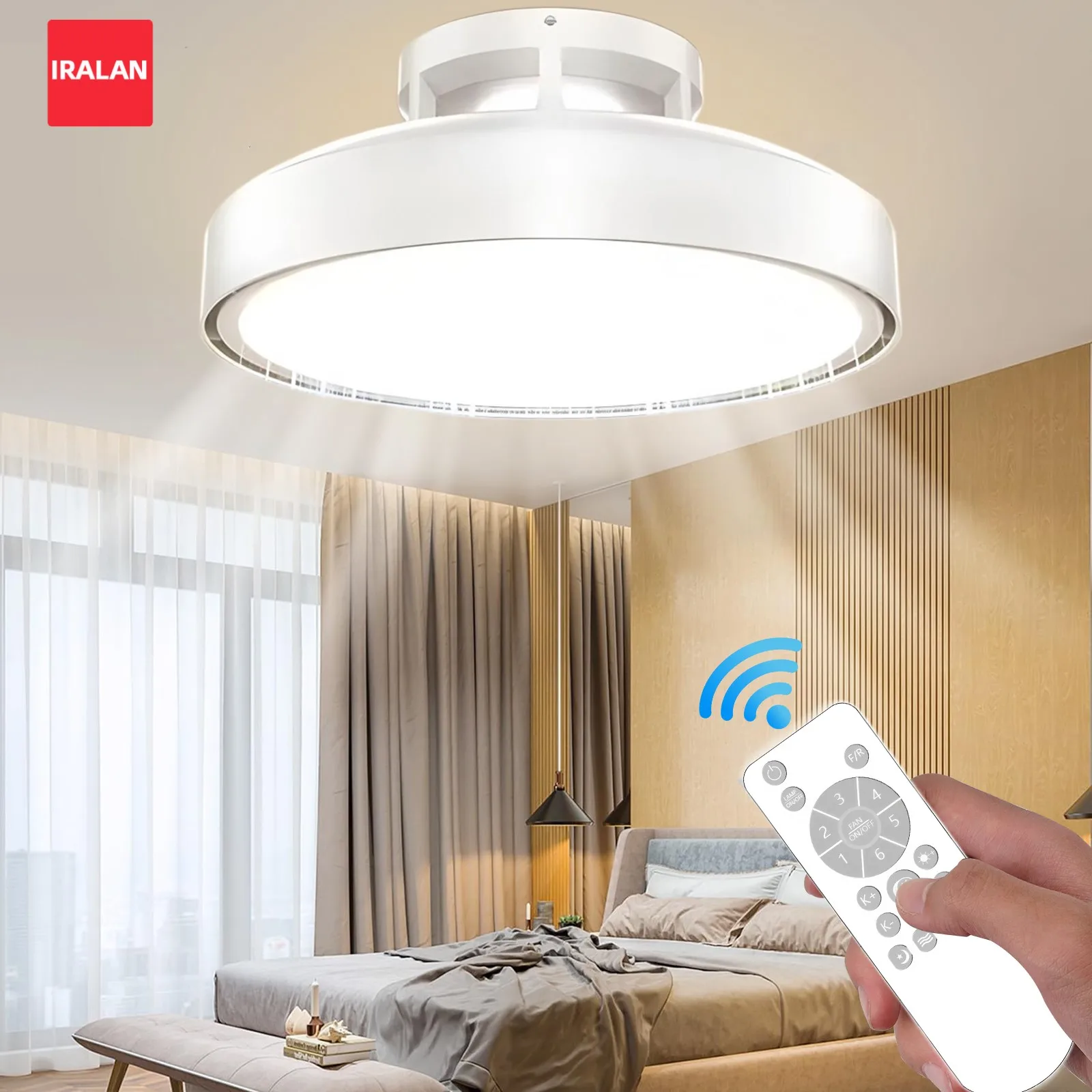 LED High Wind Fan Air Cooler Ceiling Fan with Light Hotel Restaurant Indoor Luminarie Ceiling Lamps Fan Sealing Fan LED Lighting
LED High Wind Fan Air Cooler Ceiling Fan with Light Hotel Restaurant Indoor Luminarie Ceiling Lamps Fan Sealing Fan LED Lighting