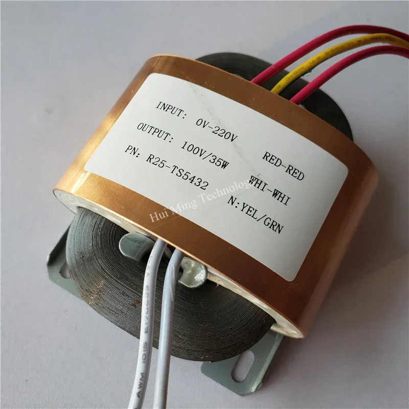 R Core Transformer 35W R25 Transformers 220V To 100V 0.35A Isolation Transformer Custom With Copper Shield For Power Supply
R Core Transformer 35W R25 Transformers 220V To 100V 0.35A Isolation Transformer Custom With Copper Shield For Power Supply