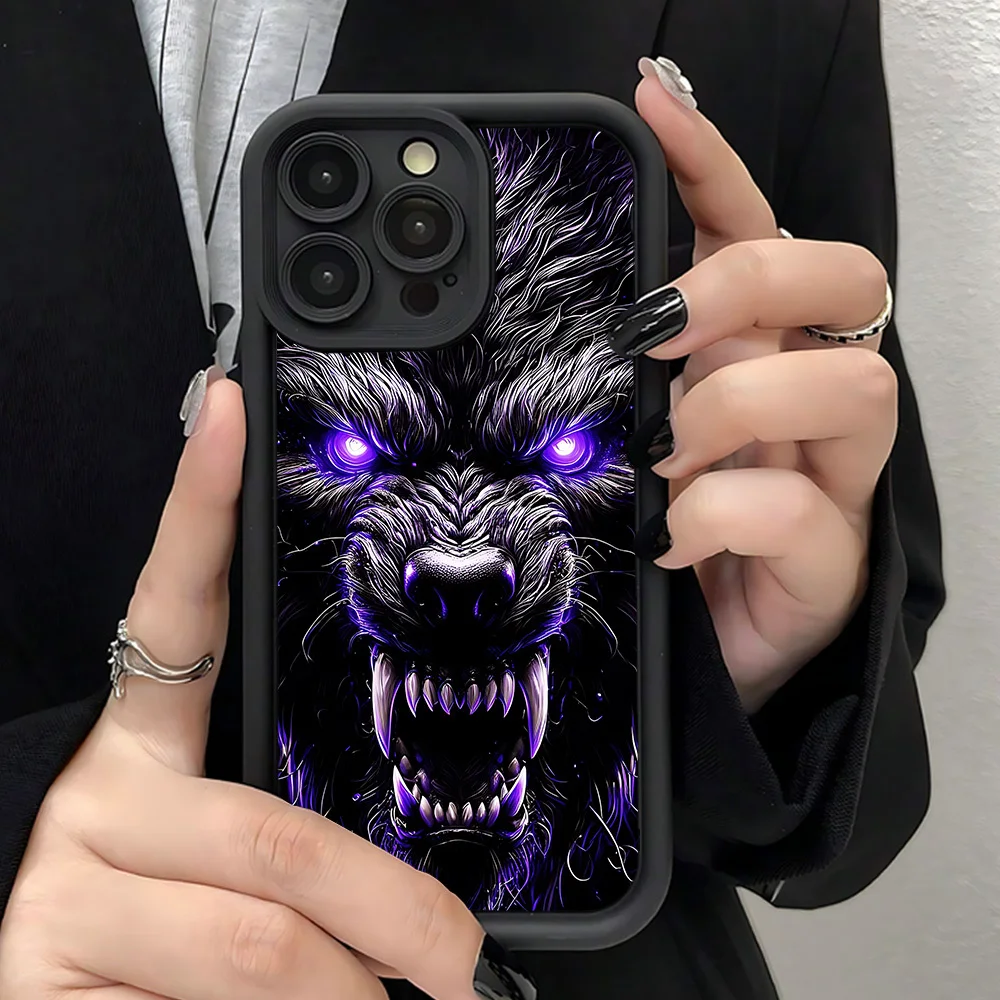 Creative Ferocious Wolf Pattern phone case for iPhone 16 15 14 13 12 11 Pro/ Max/Plus shock-proof rear cover anti-fingerprint
Creative Ferocious Wolf Pattern phone case for iPhone 16 15 14 13 12 11 Pro/ Max/Plus shock-proof rear cover anti-fingerprint