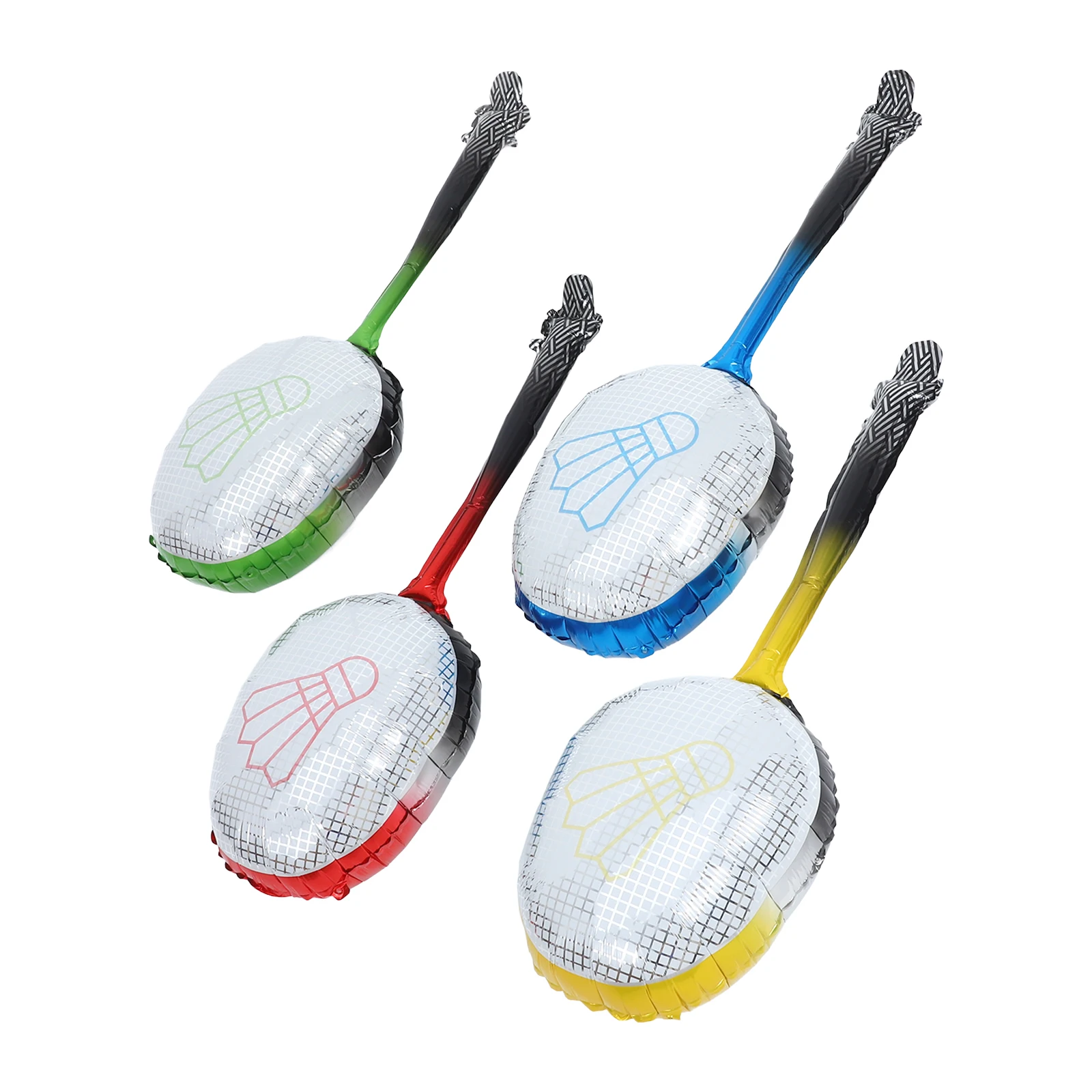 4Pcs Aluminum Foil Badminton Racket Balloons Birthday Party Sports Event Inflatable Balloon Decoration Favor Supplies
4Pcs Aluminum Foil Badminton Racket Balloons Birthday Party Sports Event Inflatable Balloon Decoration Favor Supplies