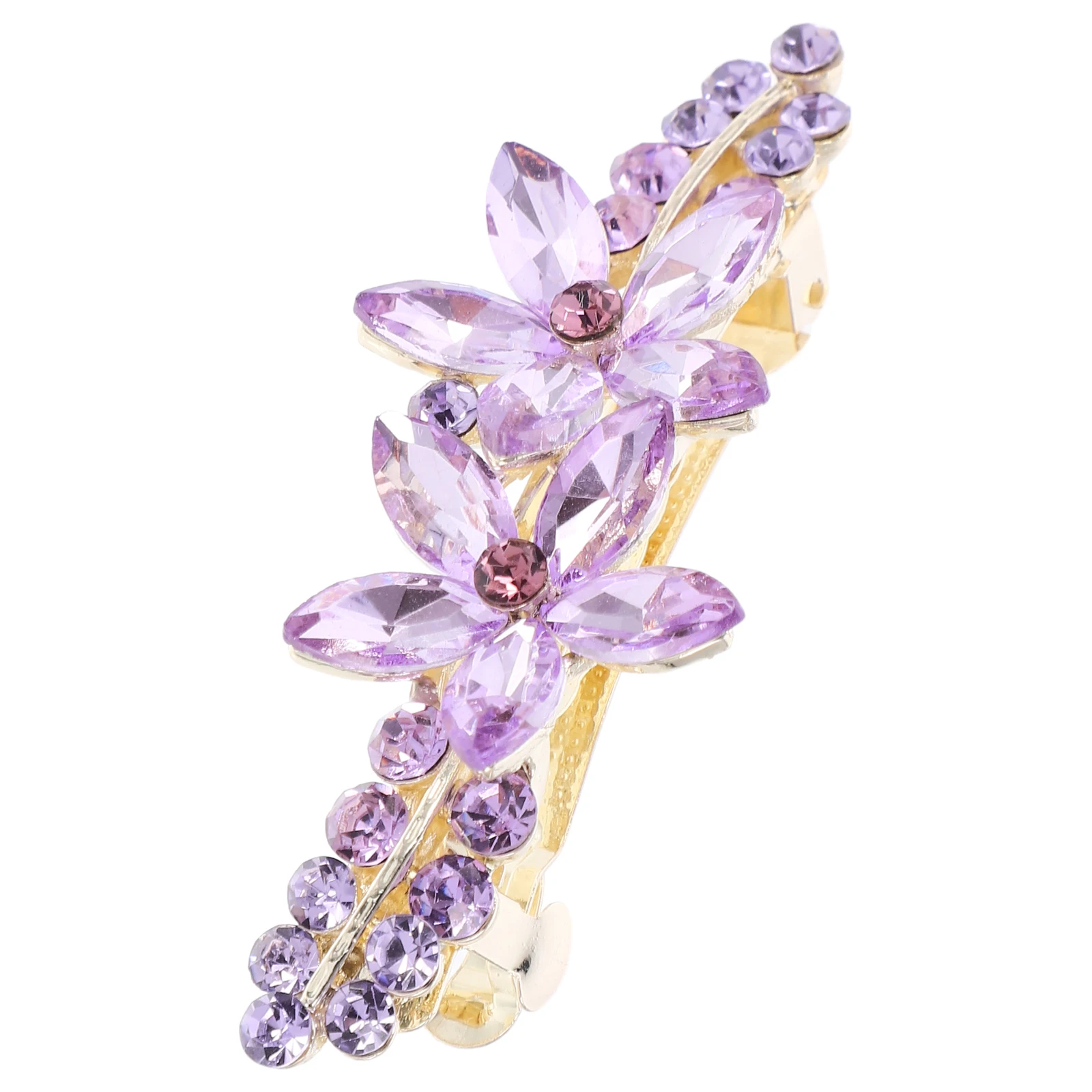 Rhinestone Flower Hair Clip Small Spring Accessories for Women Girls Color Non Damaging Decorative Clips Metal
Rhinestone Flower Hair Clip Small Spring Accessories for Women Girls Color Non Damaging Decorative Clips Metal