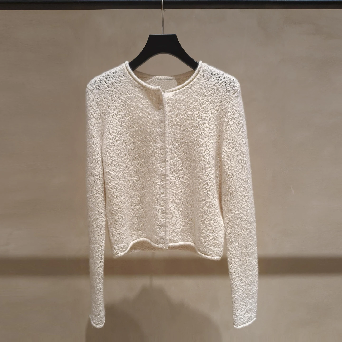 High-End Women's Knitted Open Cardigan Hollow out round Neck Pullover Style Small Fragrance Style Spring 2026 Casual Fit
High-End Women's Knitted Open Cardigan Hollow out round Neck Pullover Style Small Fragrance Style Spring 2026 Casual Fit