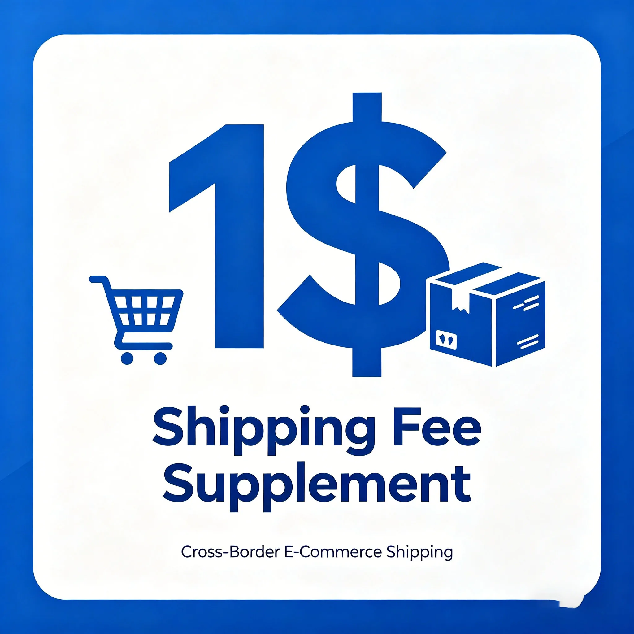 Pay extra for your order shipping cost $1
Pay extra for your order shipping cost $1