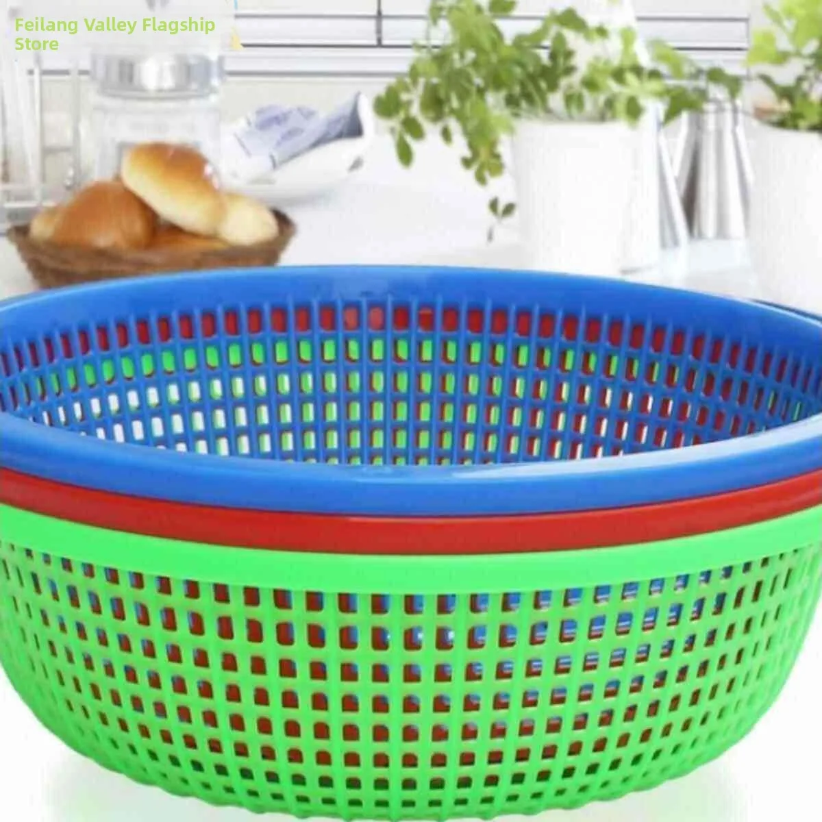Large round Thickened Plastic Washing Basket Drain Basket Kitchen Fruit Vegetable Basket Special for Canteen Positive Rich
Large round Thickened Plastic Washing Basket Drain Basket Kitchen Fruit Vegetable Basket Special for Canteen Positive Rich