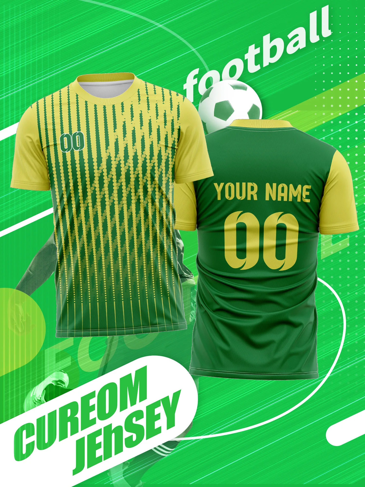 Custom Photo Name Number Soccer Jersey Fast Dry Instant Sweat Absorb Performance Fabric
Custom Photo Name Number Soccer Jersey Fast Dry Instant Sweat Absorb Performance Fabric
