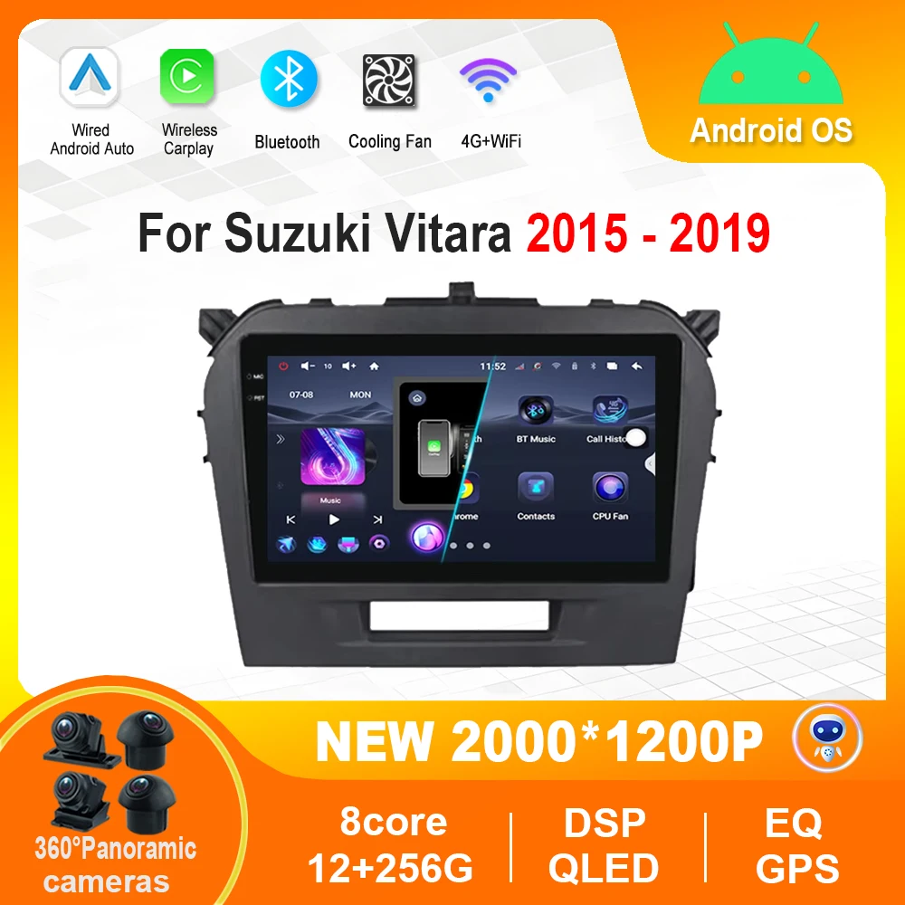 Сенсорный HD-экран для Suzuki Vitara 2015-2019, GPS-навигация, Android, автомобильный Интеллектуальный видеоплеер, 4G, Wi-Fi
Сенсорный HD-экран для Suzuki Vitara 2015-2019, GPS-навигация, Android, автомобильный Интеллектуальный видеоплеер, 4G, Wi-Fi