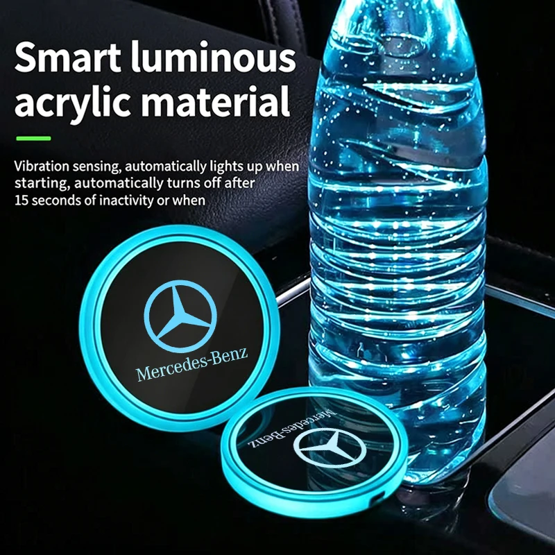 Car luminous water coaster anti-slip mat interior LED light For Mercedes Benz W211 W203 W204 W210 W124 AMG Benz Car Accessories
Car luminous water coaster anti-slip mat interior LED light For Mercedes Benz W211 W203 W204 W210 W124 AMG Benz Car Accessories