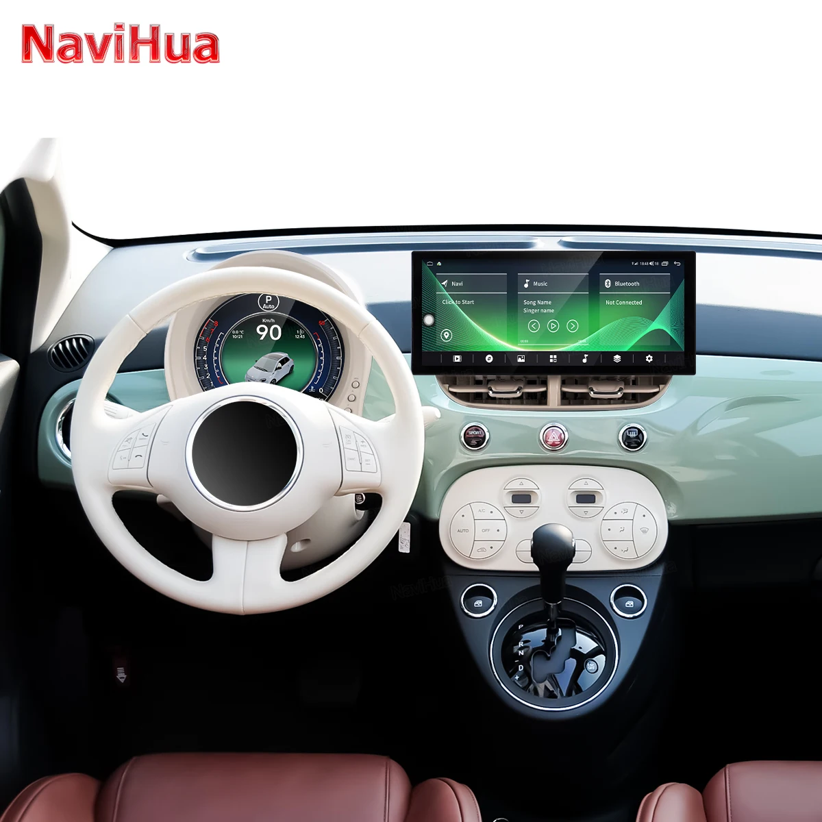 Navihua for Fiat 500 2007-2024 Car Upgrade Android Car Radio GPS Navigation Multimedia Carplay Auto Stereo Cluster Digital Meter
Navihua for Fiat 500 2007-2024 Car Upgrade Android Car Radio GPS Navigation Multimedia Carplay Auto Stereo Cluster Digital Meter