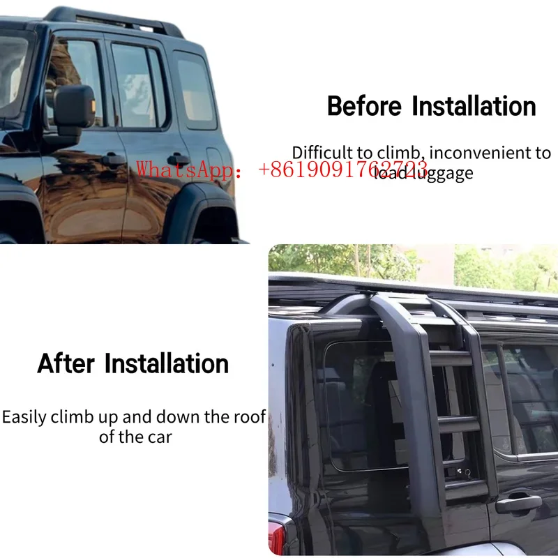 Factory Direct Off-Road Aluminum Platform Side Ladder with Climbing Lock Foldable Car Accessory for Vehicle Side Climbing
Factory Direct Off-Road Aluminum Platform Side Ladder with Climbing Lock Foldable Car Accessory for Vehicle Side Climbing