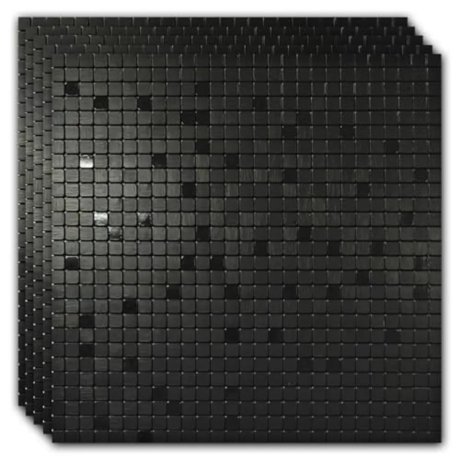 10pcs Matte Black Mosaic Wall Stickers for Bathroom/Kitchen/Showers: Waterproof, Non-Slip, Heat-Resistant, Easy-Cut Peel Stick
10pcs Matte Black Mosaic Wall Stickers for Bathroom/Kitchen/Showers: Waterproof, Non-Slip, Heat-Resistant, Easy-Cut Peel Stick