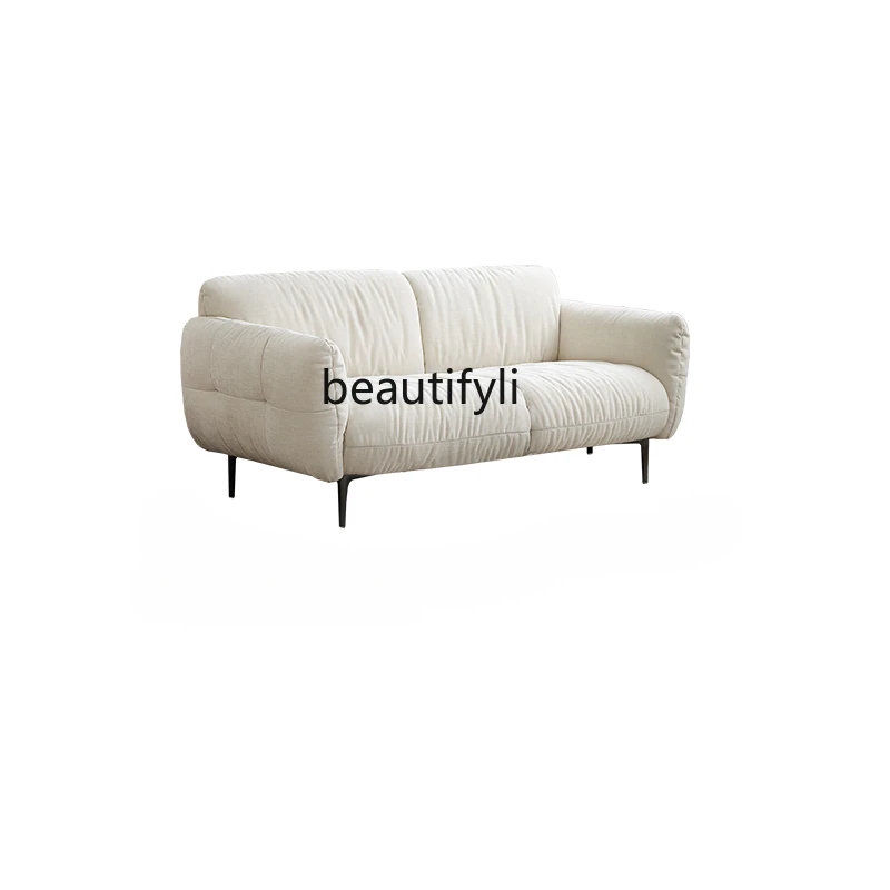 Sofa Modern Minimalist Living Room Double Seat Fabric down Armrest Cream Color Sofa
Sofa Modern Minimalist Living Room Double Seat Fabric down Armrest Cream Color Sofa