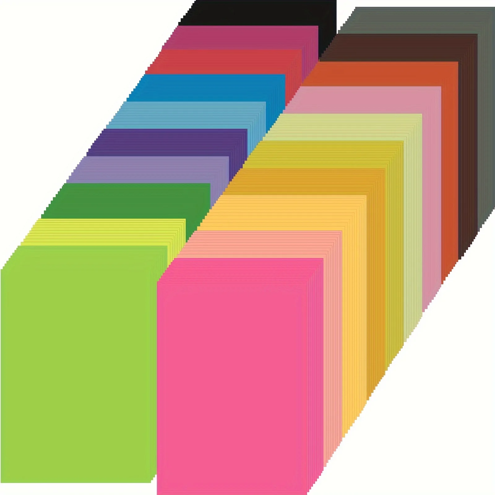 500 Sheets Cardstock 8.3'' X 11.5'' A4 Card Stock Paper 230GSM Cardstock Printed Paper Heavyweight Construction Paper Card Stock for DIY Craft Scrapbook Sketch School (Colored Cardstock)
500 Sheets Cardstock 8.3'' X 11.5'' A4 Card Stock Paper 230GSM Cardstock Printed Paper Heavyweight Construction Paper Card Stock for DIY Craft Scrapbook Sketch School (Colored Cardstock)