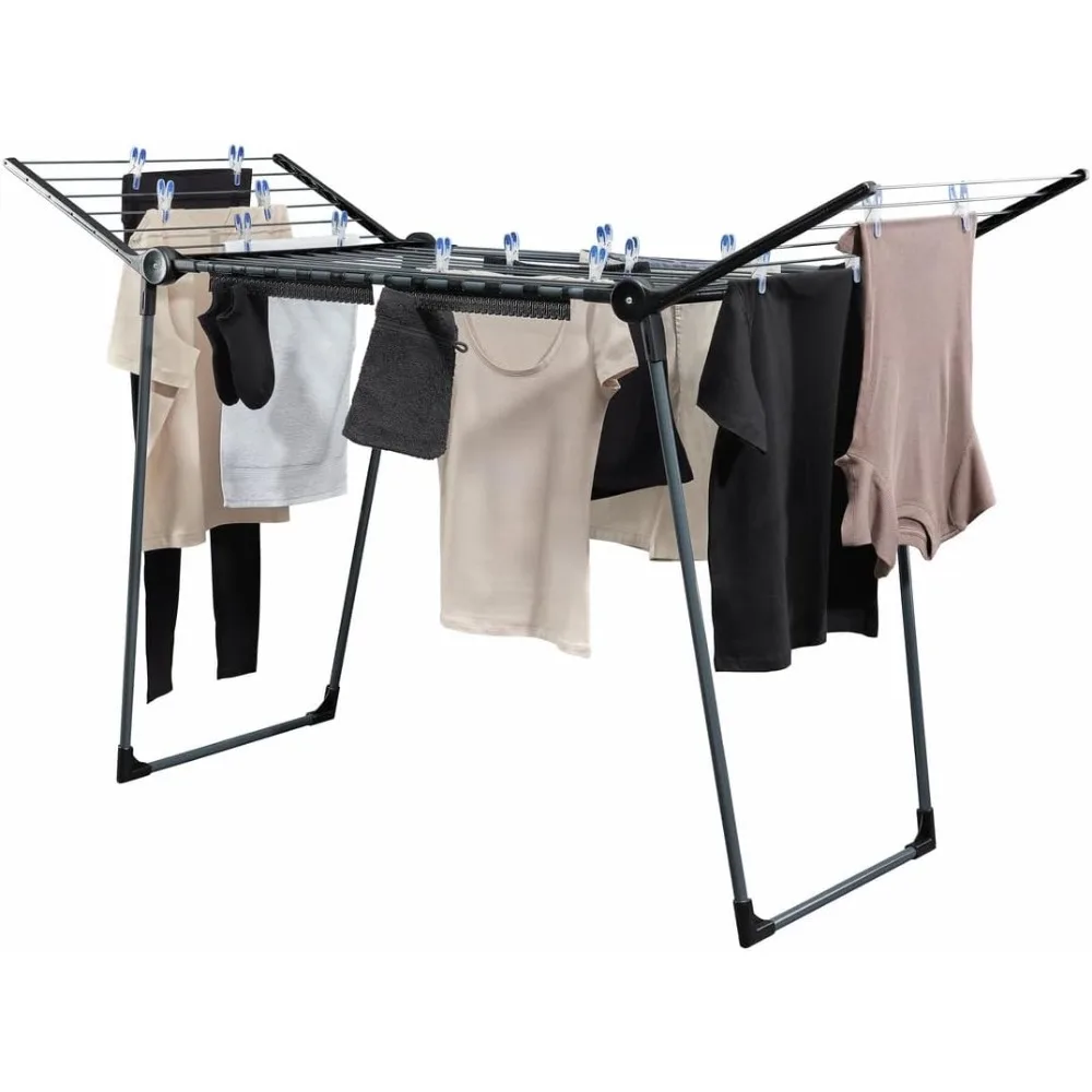 Pegasus 180 однотонное черное устройство для одежды с зонами для сушки 18 м, устойчивая рама из нержавеющей стали, складные крылья для длительной стирки
Pegasus 180 однотонное черное устройство для одежды с зонами для сушки 18 м, устойчивая рама из нержавеющей стали, складные крылья для длительной стирки