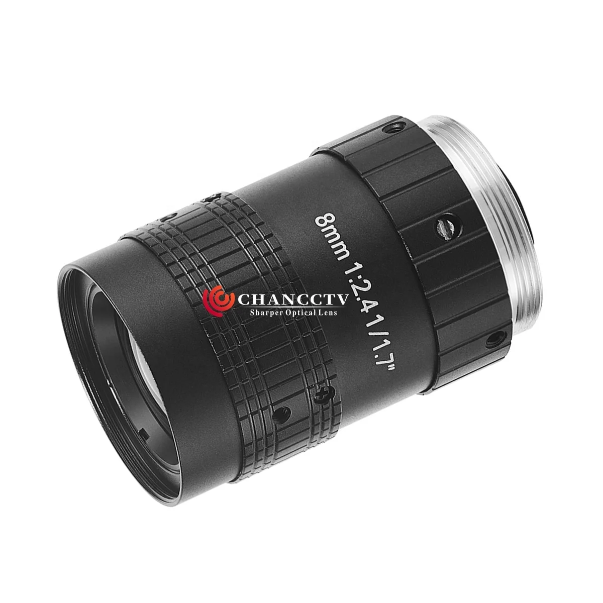 1/1.7" 8mm 12MP F2.4 C Mount Machine Vision Lens
1/1.7" 8mm 12MP F2.4 C Mount Machine Vision Lens