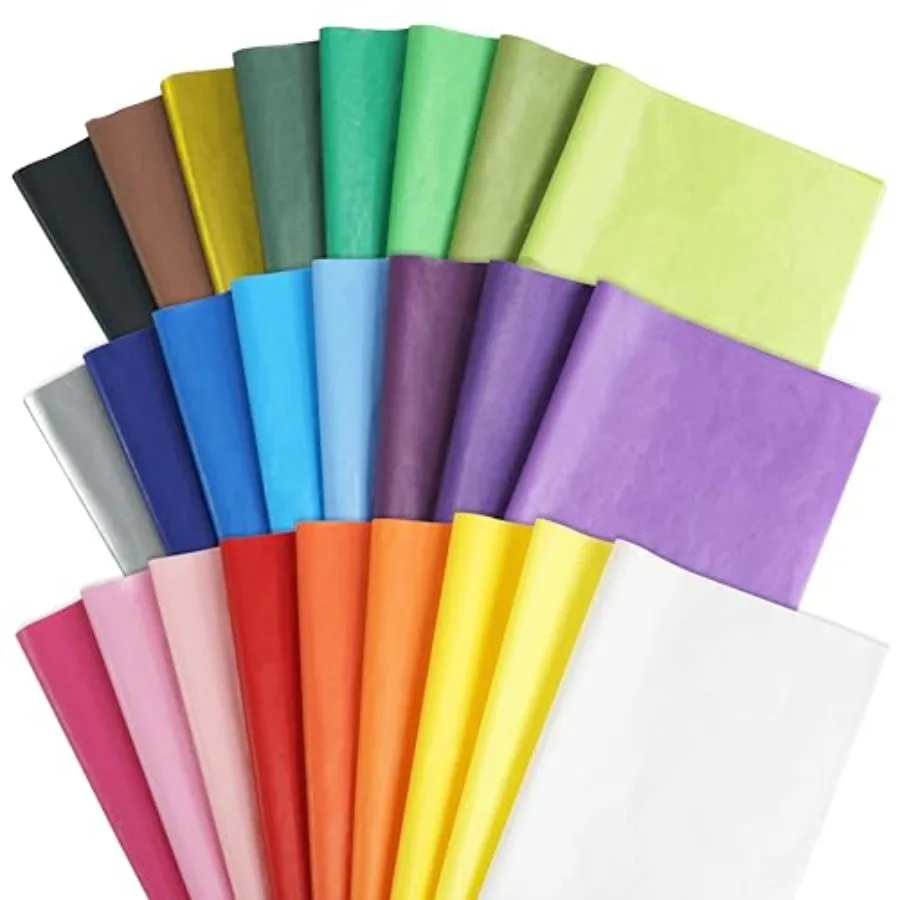 150 Sheets Colored Tissue Paper, 20X14 inch Christmas Tissue Paper for Gift Bags, Gold Silver Red Green Yellow White Black Gift
150 Sheets Colored Tissue Paper, 20X14 inch Christmas Tissue Paper for Gift Bags, Gold Silver Red Green Yellow White Black Gift