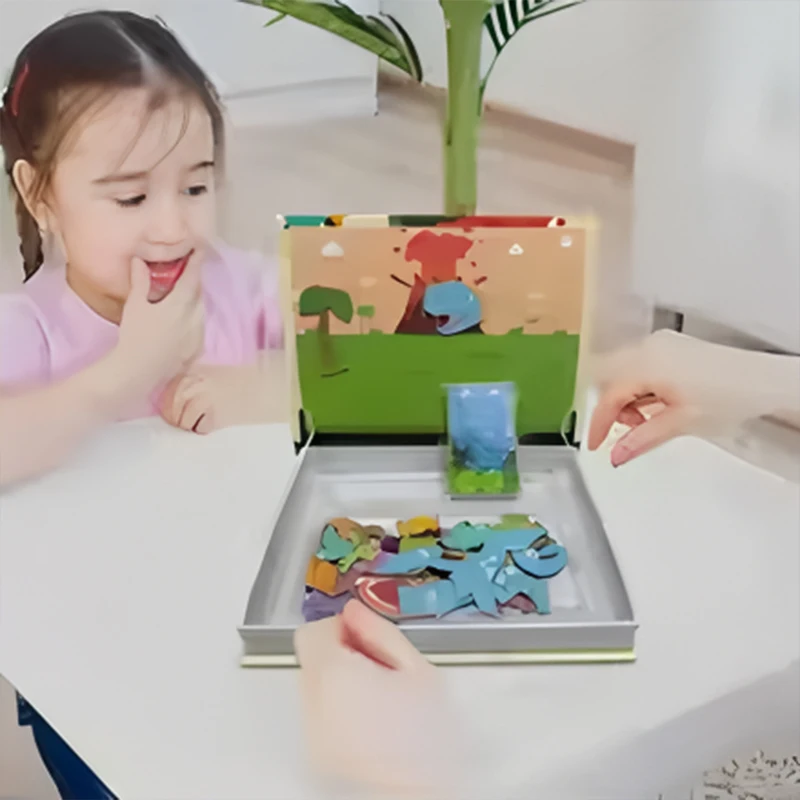 Magnetic Puzzle Book Box Universe Animal Fruit Cosplay Magnetic Stickers Puzzle DIY Educational Child Funning Toys Gifts #T3 
Magnetic Puzzle Book Box Universe Animal Fruit Cosplay Magnetic Stickers Puzzle DIY Educational Child Funning Toys Gifts #T3