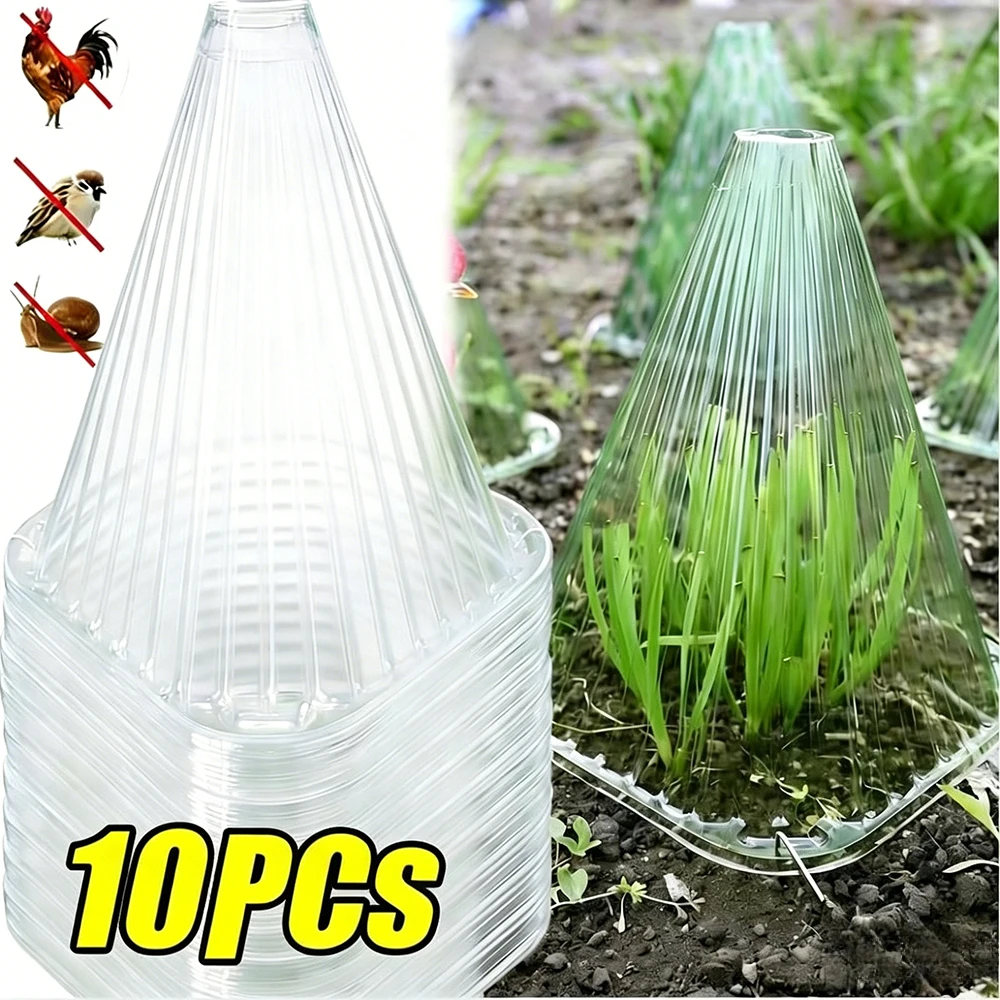 10 PCS Plant Garden Protective Cover Reusable Plant Cover Protected From Insects And Frost Weather Plant Protection Covers
10 PCS Plant Garden Protective Cover Reusable Plant Cover Protected From Insects And Frost Weather Plant Protection Covers