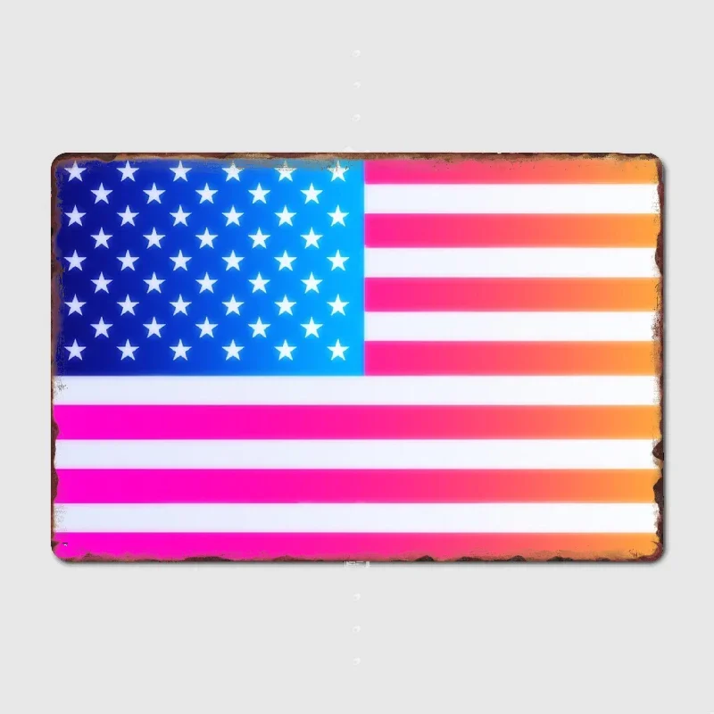 Vaporwave American Flag - stars left Metal Plaque Poster Garage Decoration Living Room Cinema Living Room Custom Tin Sign Poster
Vaporwave American Flag - stars left Metal Plaque Poster Garage Decoration Living Room Cinema Living Room Custom Tin Sign Poster