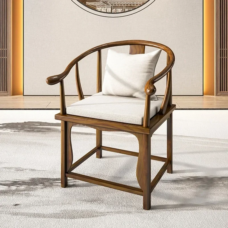 -Solid Wood Tea Table Circle Chair, Living Room Tea Chair, Single Officer's Hat
-Solid Wood Tea Table Circle Chair, Living Room Tea Chair, Single Officer's Hat