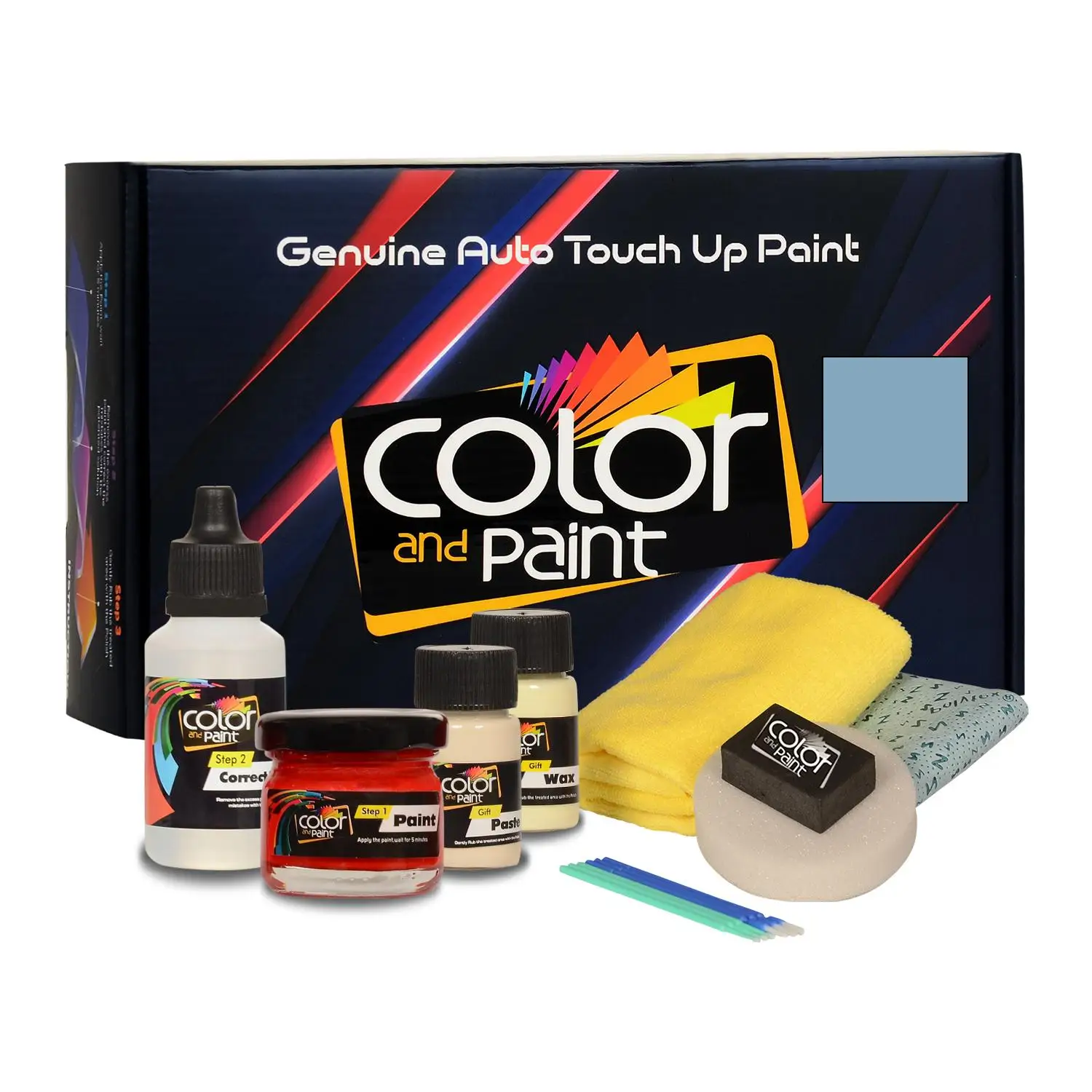 Color and Paint compatible with Cadillac Automotive Touch Up Paint - NAUTILUS BLUE MET - 94 - Basic Care
Color and Paint compatible with Cadillac Automotive Touch Up Paint - NAUTILUS BLUE MET - 94 - Basic Care