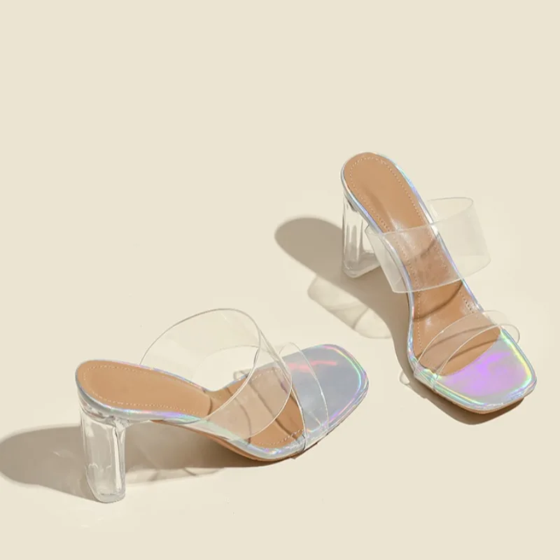 Sexy Wedge Heel Women's Slippers Transparent Crystal High Heels Summer Women Sandals Peep Toe Woman Shoes Beige Black Slides
Sexy Wedge Heel Women's Slippers Transparent Crystal High Heels Summer Women Sandals Peep Toe Woman Shoes Beige Black Slides