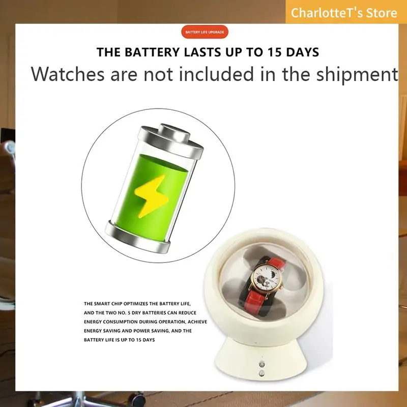 Automatic Watch Rotating Stand For Automatic Watches USB Power Supply Rotate Stand Fashion Shaker Display Watch Box Beige
Automatic Watch Rotating Stand For Automatic Watches USB Power Supply Rotate Stand Fashion Shaker Display Watch Box Beige