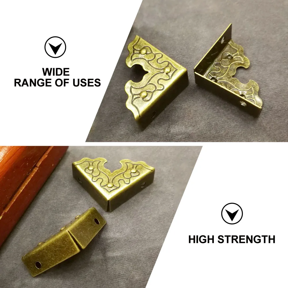 20 Pcs Angle-covered Wooden Door Corner Guard Protectors Edging Three Sides Zinc Alloy Elegant
20 Pcs Angle-covered Wooden Door Corner Guard Protectors Edging Three Sides Zinc Alloy Elegant