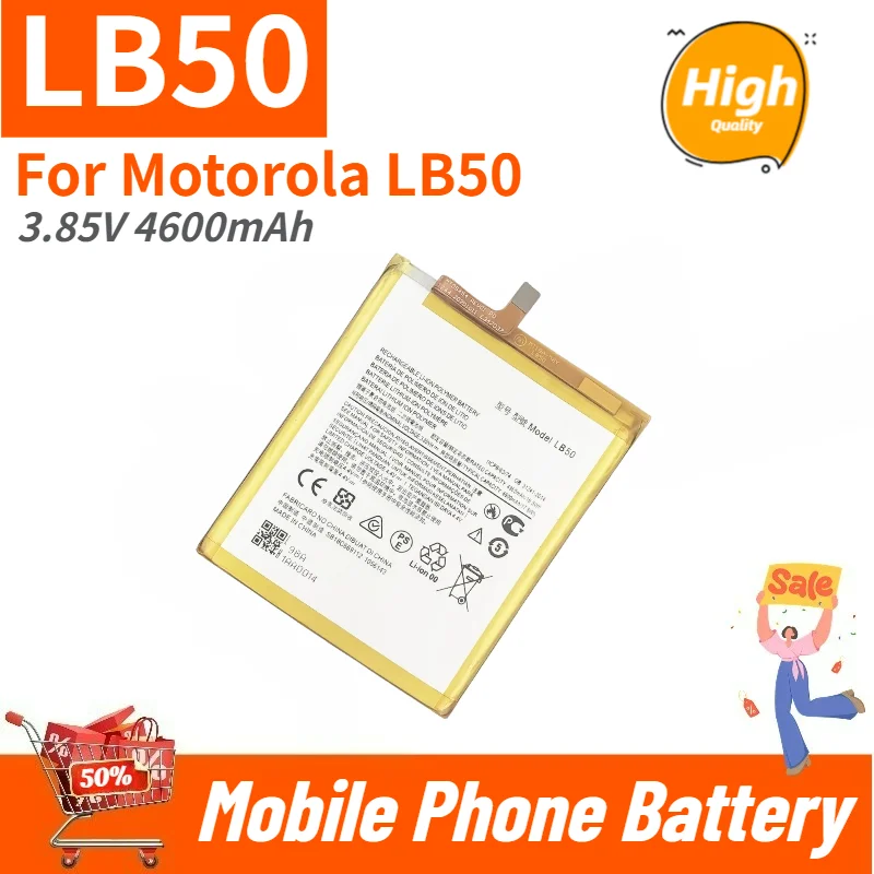High Quality LB50 Mobile Phone Battery 3.85V 4600mAh For Motorola LB50 Brand New Replacement Battery
High Quality LB50 Mobile Phone Battery 3.85V 4600mAh For Motorola LB50 Brand New Replacement Battery