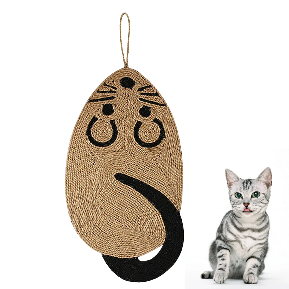 Cat Sisal Pad Grinding Claw Mat Cat Scratch Pad Mouse Shaped Mat Cat Playing Toy Pet Supplies Cat Mat
Cat Sisal Pad Grinding Claw Mat Cat Scratch Pad Mouse Shaped Mat Cat Playing Toy Pet Supplies Cat Mat