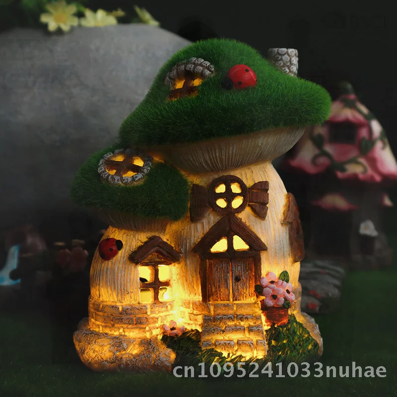 Solar Mushroom House Flower House Resin Garden Ornaments Landscape Decoration Outdoor Courtyard Craft Artwork
Solar Mushroom House Flower House Resin Garden Ornaments Landscape Decoration Outdoor Courtyard Craft Artwork