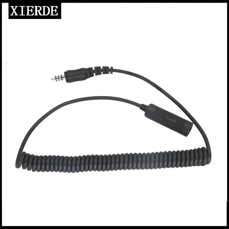 TAC-SKY U-92A/U to U-174/U 7.1mm Plug Headphone Extension Cable Tactical Headphone Extension Cable
TAC-SKY U-92A/U to U-174/U 7.1mm Plug Headphone Extension Cable Tactical Headphone Extension Cable