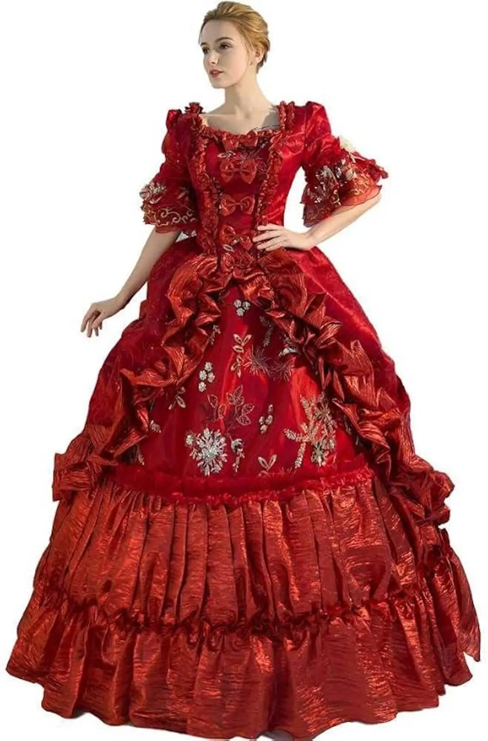 KEMAO - Элитное бальное платье в стиле рококо и барокко, вдохновленное Марией-Антуанеттой, исторические вечерние платья, эпоха Возрождения XVIII века
KEMAO - Элитное бальное платье в стиле рококо и барокко, вдохновленное Марией-Антуанеттой, исторические вечерние платья, эпоха Возрождения XVIII века