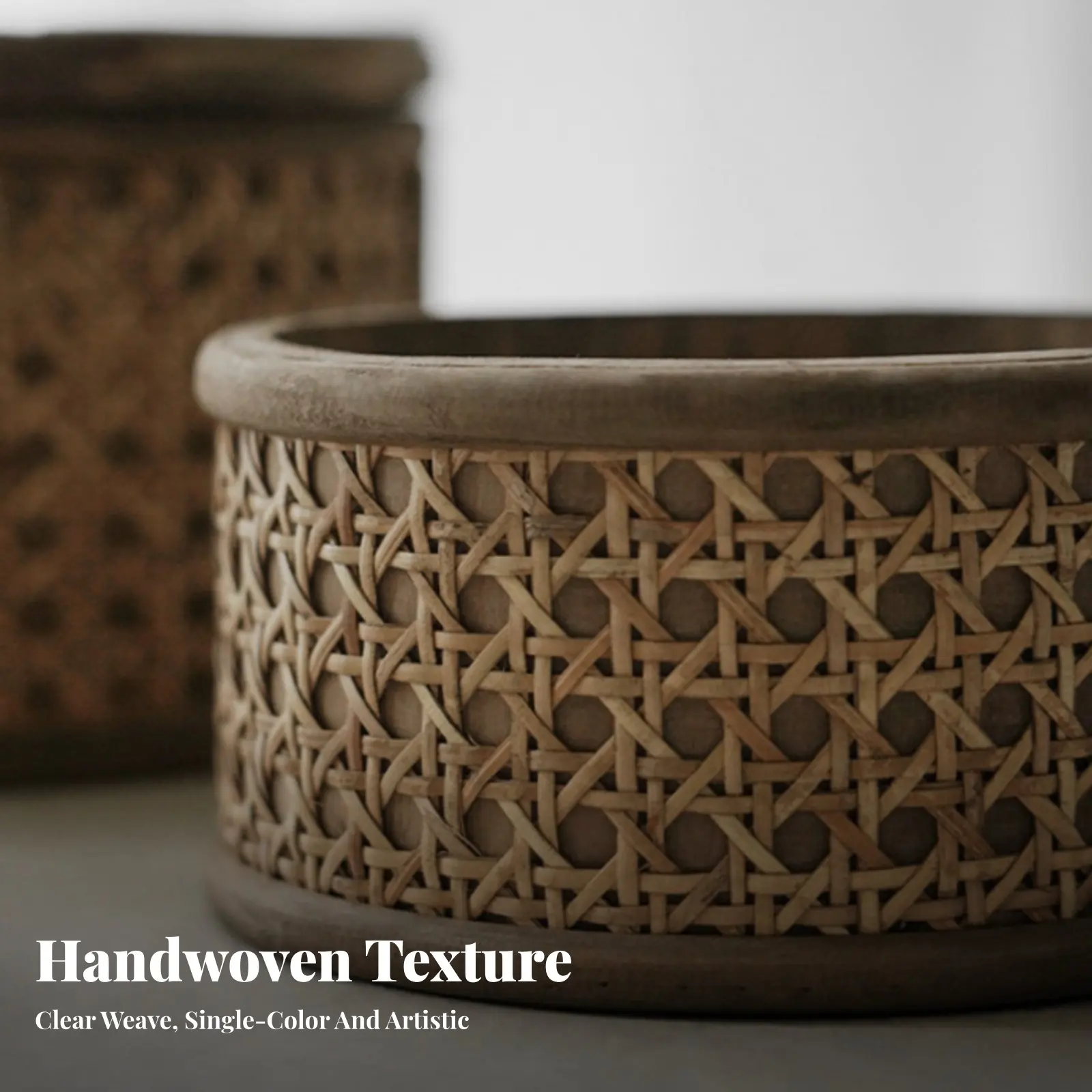 Lidded Storage Container With Lid Lidded Wicker Case Particlesproof Vintage Design for Students, Adults, Desktop, Bedroom
Lidded Storage Container With Lid Lidded Wicker Case Particlesproof Vintage Design for Students, Adults, Desktop, Bedroom