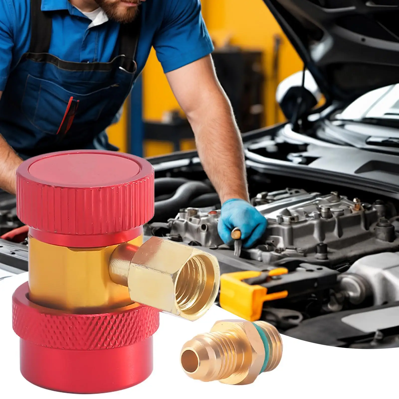 R134a Adapter Fittings Conversion Adjustable High Pressure And Low Pressure Fittings 1/4" Flares Automotive Compressor
R134a Adapter Fittings Conversion Adjustable High Pressure And Low Pressure Fittings 1/4" Flares Automotive Compressor