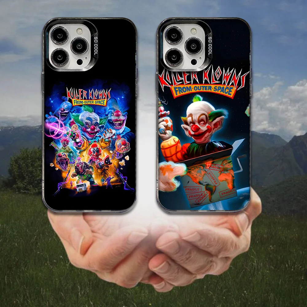 K-Killer Klowns From Outer Space Phone Case For iPhone 16,15,14,13,12,11,8,7,Pro,Max,Plus,Mini,XS,SE Anti Fall Black Matte Hard
K-Killer Klowns From Outer Space Phone Case For iPhone 16,15,14,13,12,11,8,7,Pro,Max,Plus,Mini,XS,SE Anti Fall Black Matte Hard