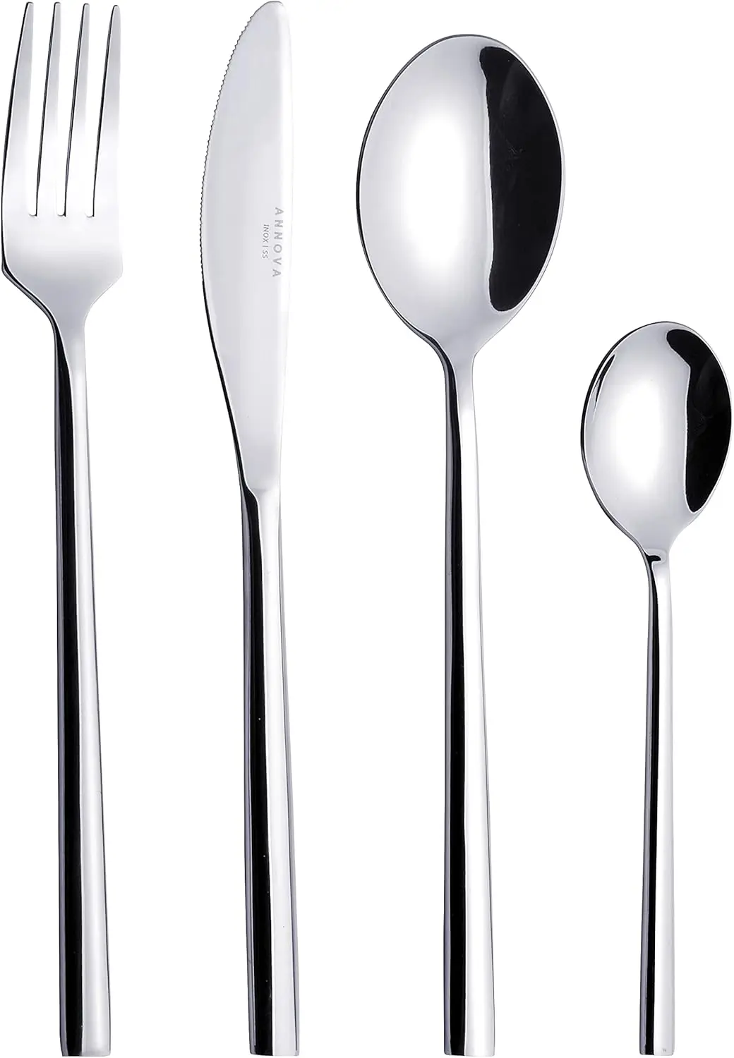 24-Piece Stainless Steel Flatware Set for 6, Premium Forged Tableware with Mirror Polish Finish
24-Piece Stainless Steel Flatware Set for 6, Premium Forged Tableware with Mirror Polish Finish