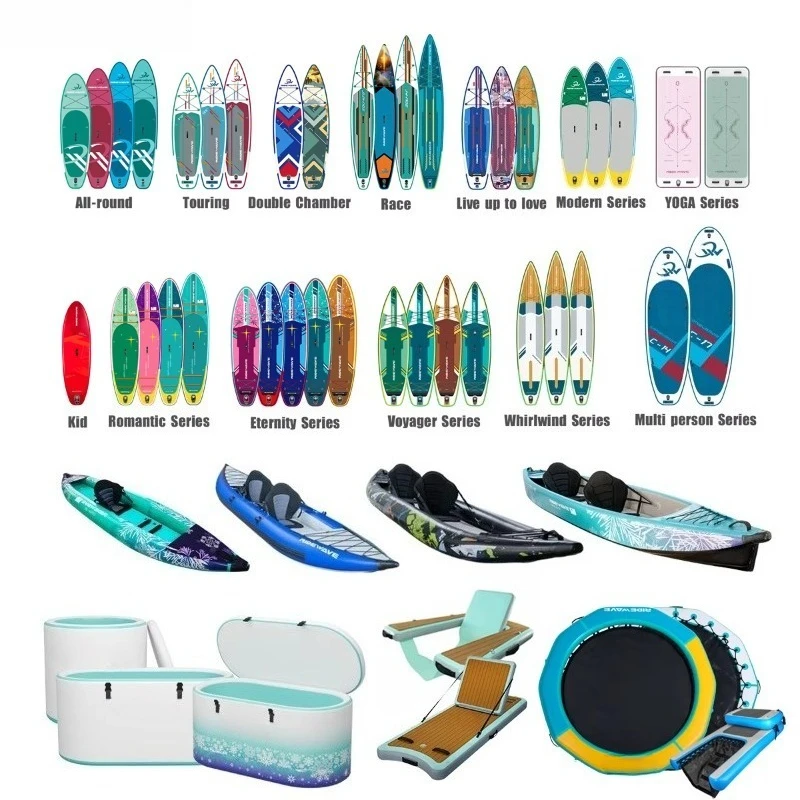 Hot Sales Inflatable Fishing Kayak sup Board Paddle Board Surfing Paddleboards 10'6*32"*6" with Pump Paddle
Hot Sales Inflatable Fishing Kayak sup Board Paddle Board Surfing Paddleboards 10'6*32"*6" with Pump Paddle