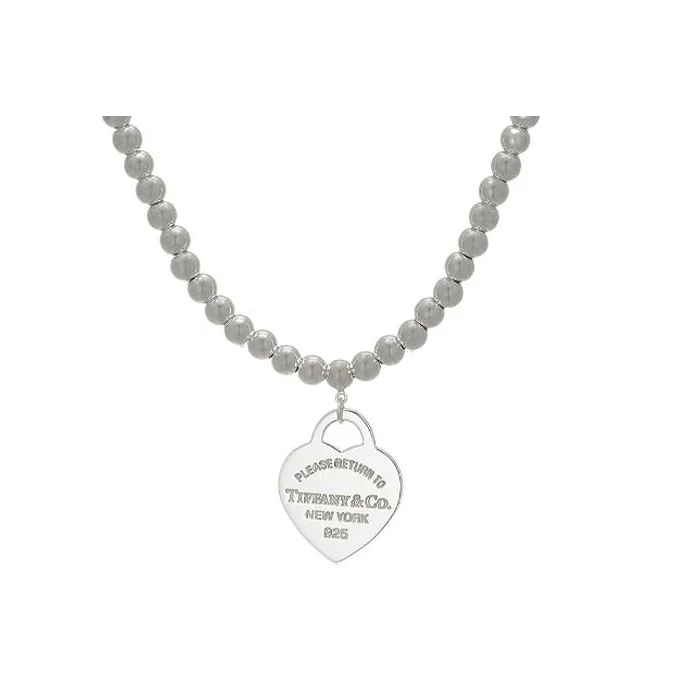 TIFFANY & CO. Return To Tiffany Collection 925 Sterling Silver Necklaces Women's Silver 1155150246
TIFFANY & CO. Return To Tiffany Collection 925 Sterling Silver Necklaces Women's Silver 1155150246