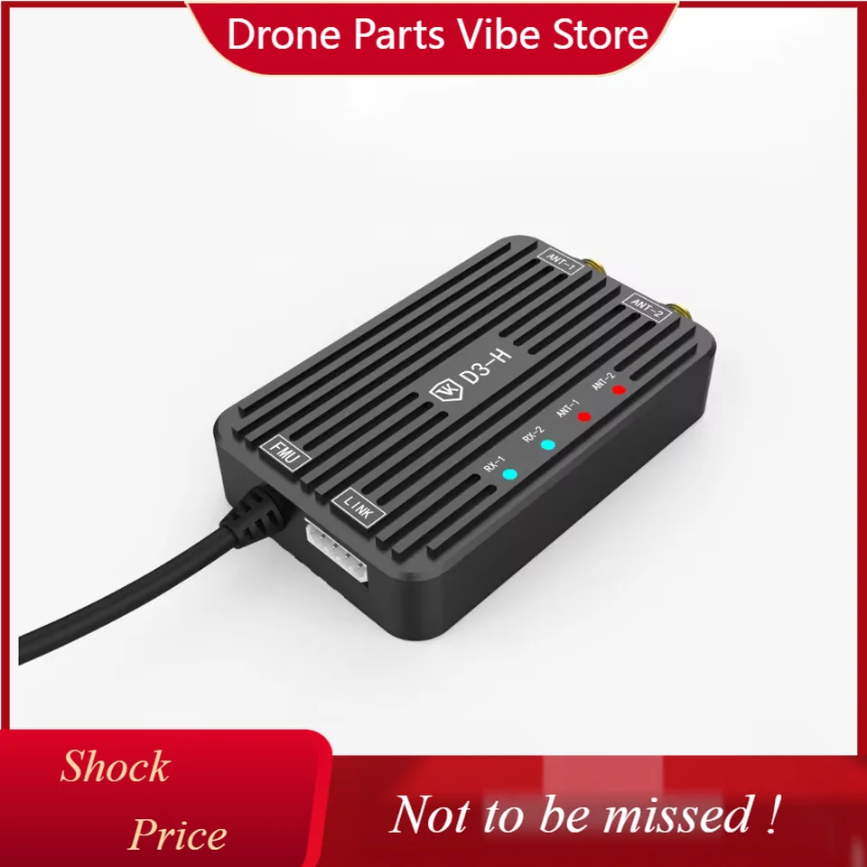 DPNew VK D3-H RTK Dual Antenna RTK Positioning Module Base Station Speed Accyracy RMS 0.03m/s Efficient for Agricultural RC Dron
DPNew VK D3-H RTK Dual Antenna RTK Positioning Module Base Station Speed Accyracy RMS 0.03m/s Efficient for Agricultural RC Dron
